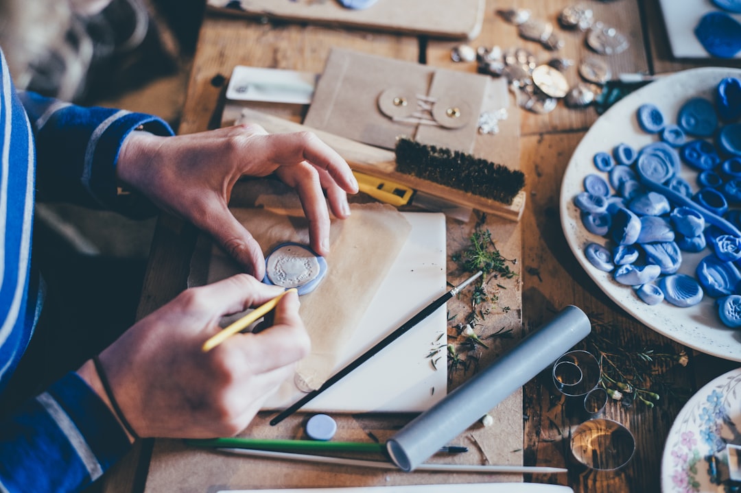 Traditional Indian art supplies